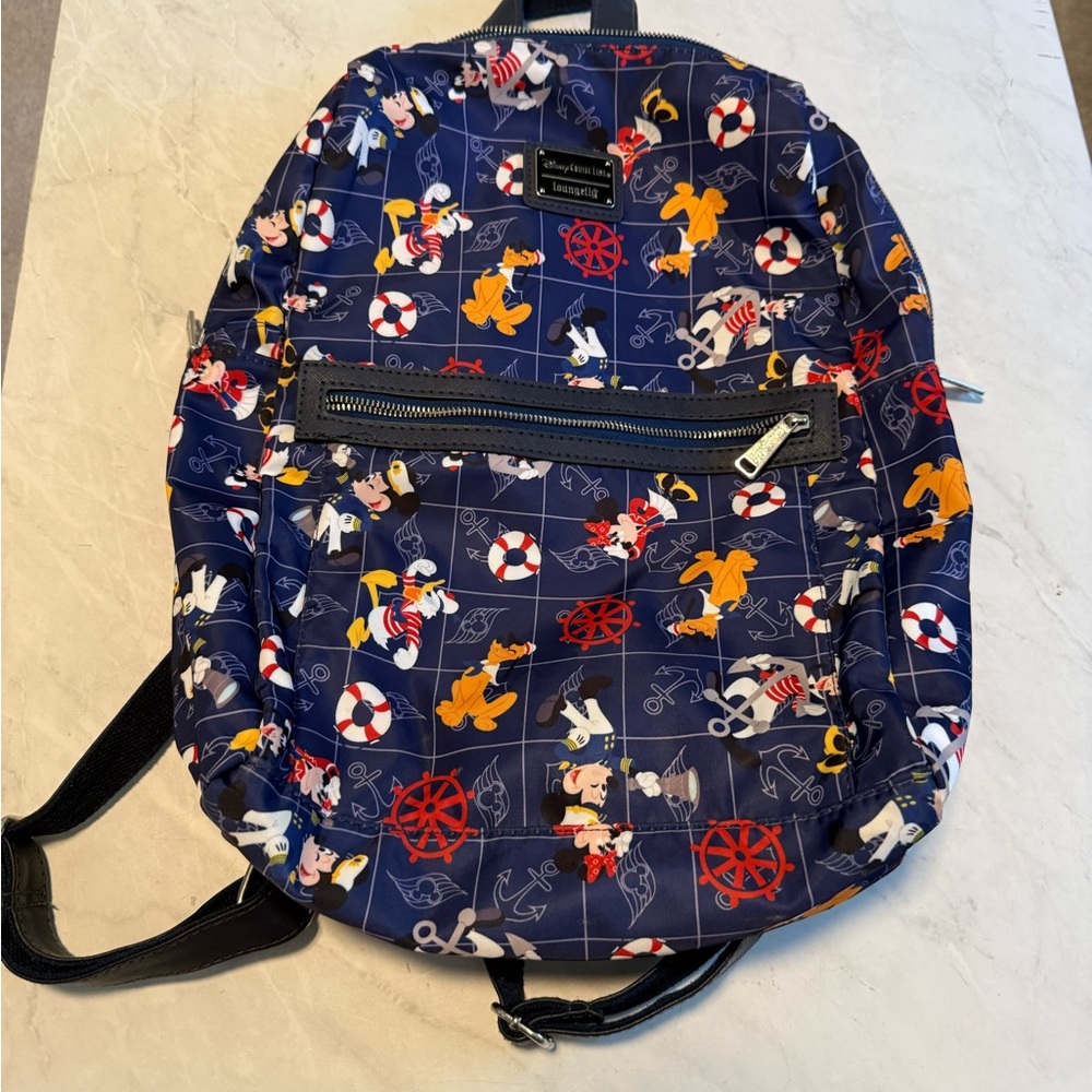 Loungefly Navy Blue Disney Backpack